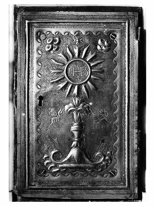 sportello di tabernacolo - ambito napoletano (secc. XIX/ XX)