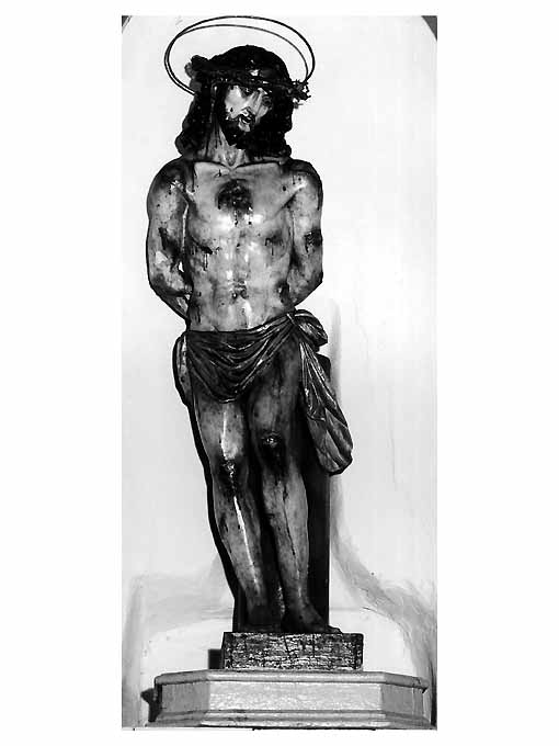 Cristo alla colonna (statua) di Brudaglio Nicola Antonio (bottega) (sec. XVIII)
