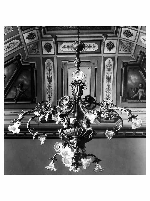 lampadario, opera isolata - ambito napoletano (metà sec. XIX)