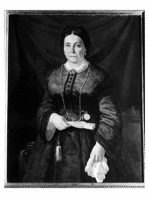 ritratto di Mariangela de' Baroni Zeuli (dipinto, opera isolata) - ambito napoletano (prima metà sec. XIX)