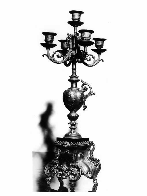 candelabro, serie - ambito napoletano (prima metà sec. XIX)