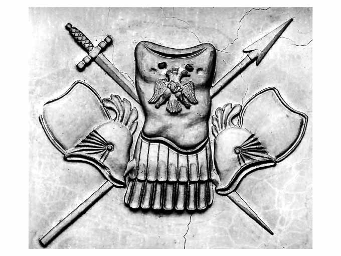 emblema (rilievo, opera isolata) - ambito pugliese (fine sec. XIX)