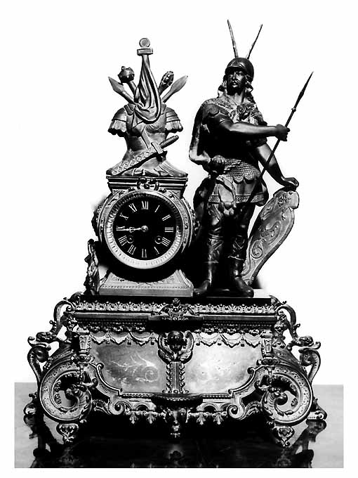 Ercole (orologio - da mensola, opera isolata) - ambito napoletano (prima metà sec. XIX)