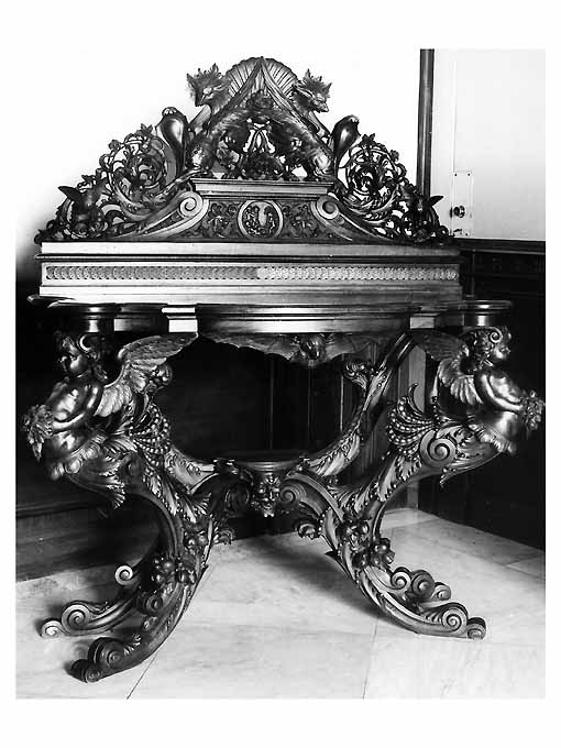 console, elemento d'insieme - ambito toscano (prima metà sec. XIX)