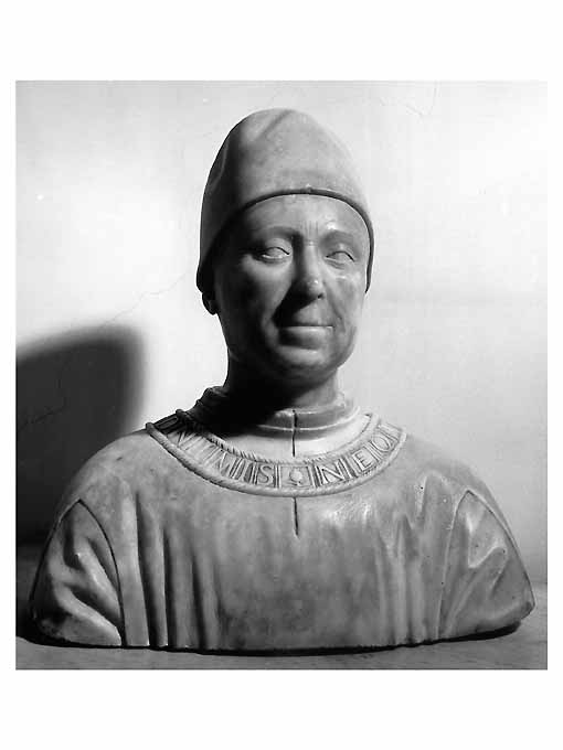 duca Francesco II del Balzo (busto, opera isolata) di Laurana Francesco (attribuito) (seconda metà sec. XV)