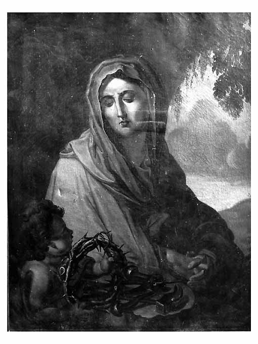 Madonna Addolorata (dipinto, opera isolata) - ambito Italia meridionale (sec. XIX)