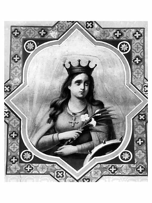 Santa Caterina (dipinto, elemento d'insieme) - ambito napoletano (?) (seconda metà sec. XIX)