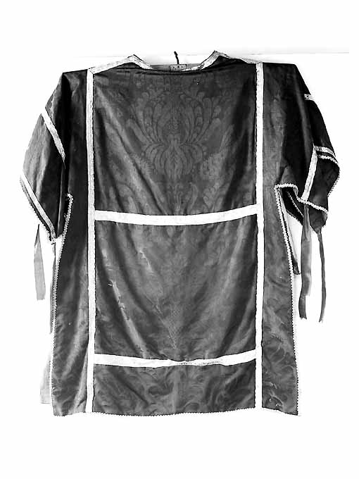 dalmatica, elemento d'insieme - ambito italiano (seconda metà sec. XVIII)