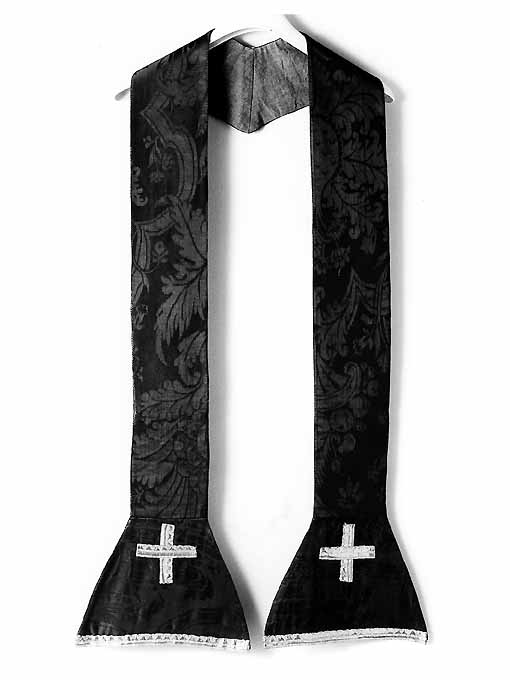 croce (stola, elemento d'insieme) - ambito italiano (seconda metà sec. XVIII)