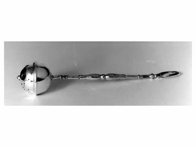 aspersorio, elemento d'insieme - ambito napoletano (seconda metà sec. XIX)