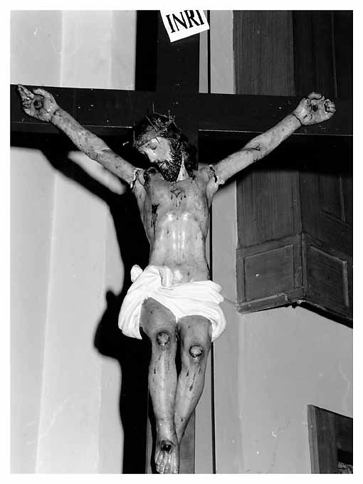 Cristo crocifisso (scultura) - produzione pugliese (prima metà sec. XIX)