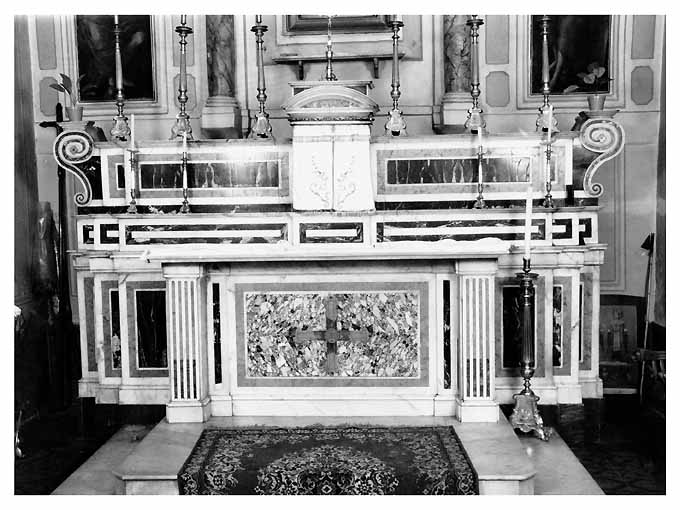 altare - ambito pugliese (seconda metà sec. XIX)
