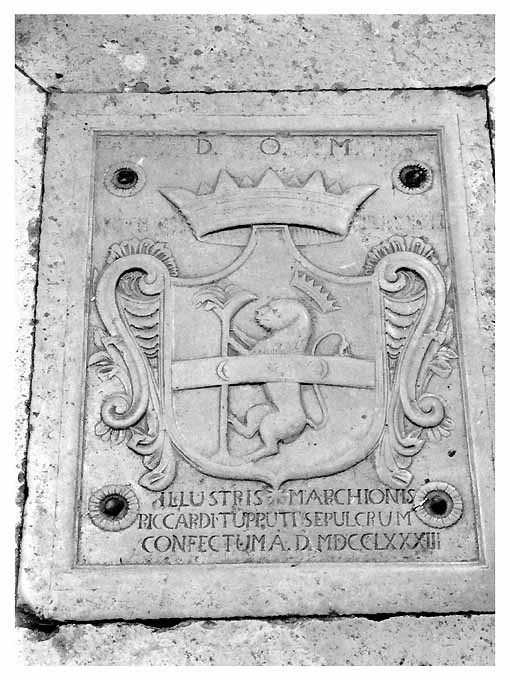 lapide - ambito pugliese (sec. XVIII)