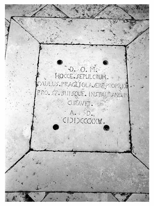 lapide - ambito pugliese (sec. XIX)