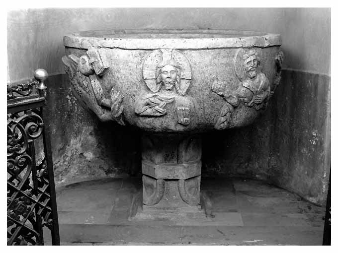 fonte battesimale - ambito pugliese (fine/inizio secc. XI/ XII)