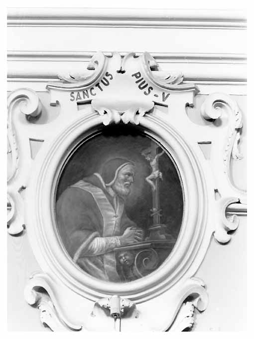 ritratto di papa Pio V (dipinto) - ambito pugliese (seconda metà sec. XIX)