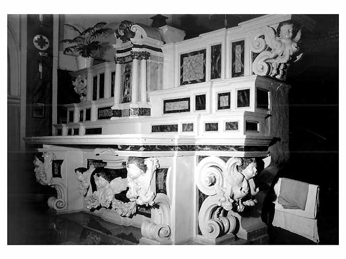 Cristo risorto (altare maggiore) - ambito pugliese (sec. XIX)