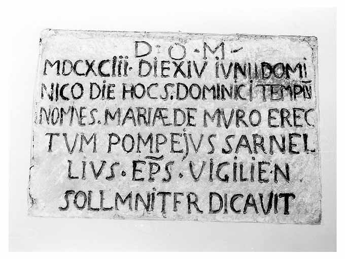 lapide - ambito pugliese (sec. XVII)