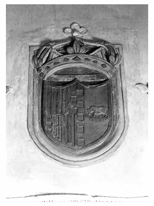 stemma gentilizio (rilievo) - ambito pugliese (sec. XV)