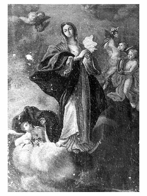 Immacolata Concezione (dipinto) di Tadino Giuseppe (sec. XIX)