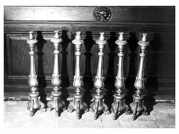 candeliere, serie - ambito barese (sec. XVIII)