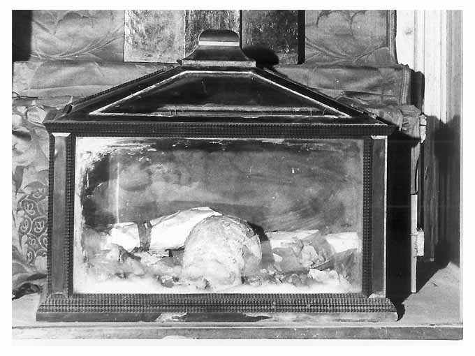 reliquiario a teca - a urna - ambito barese (sec. XVII)