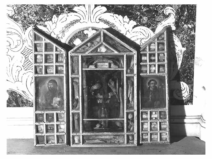 San Francesco, sant'Antonio (reliquiario - a trittico) - ambito barese (sec. XVII)