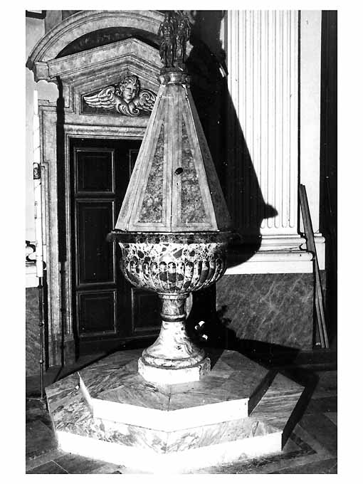 fonte battesimale di Ricca Pasquale (attribuito) (sec. XIX)