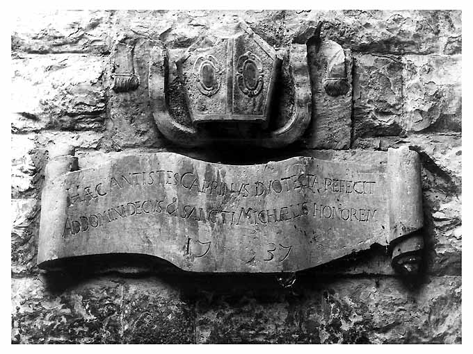 mitra e stola (rilievo) - ambito barese (sec. XVIII)