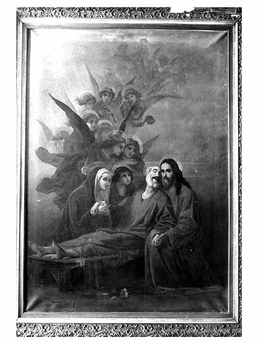 morte di San Giuseppe (dipinto) - ambito pugliese (sec. XIX)