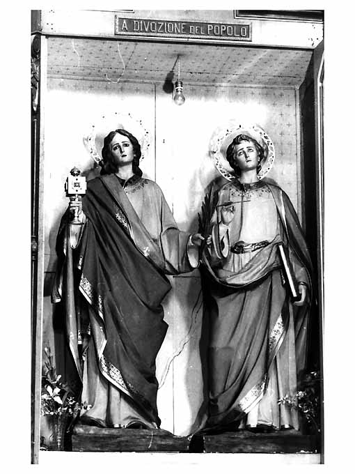 santi Cosma e Damiano (gruppo scultoreo) - bottega leccese (inizio sec. XX)
