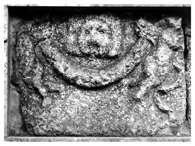 sarcofago, frammento - ambito pugliese (secc. II/ III)