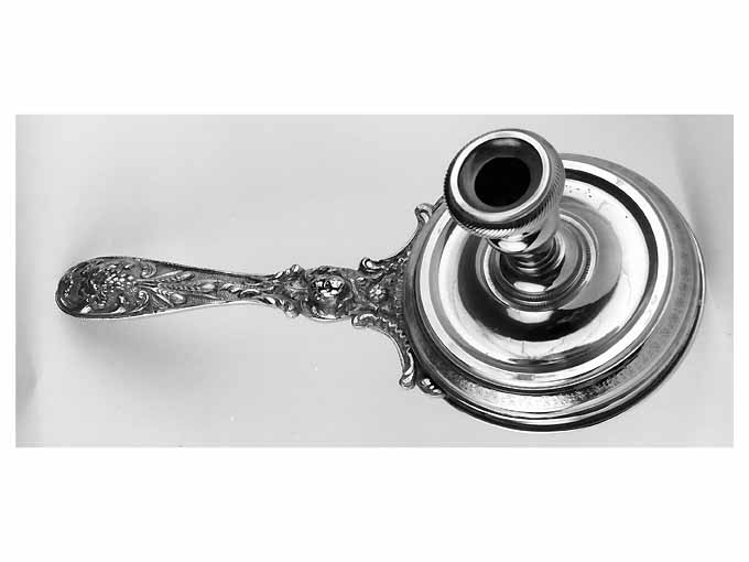 bugia, coppia - manifattura Italia meridionale (prima metà sec. XX)