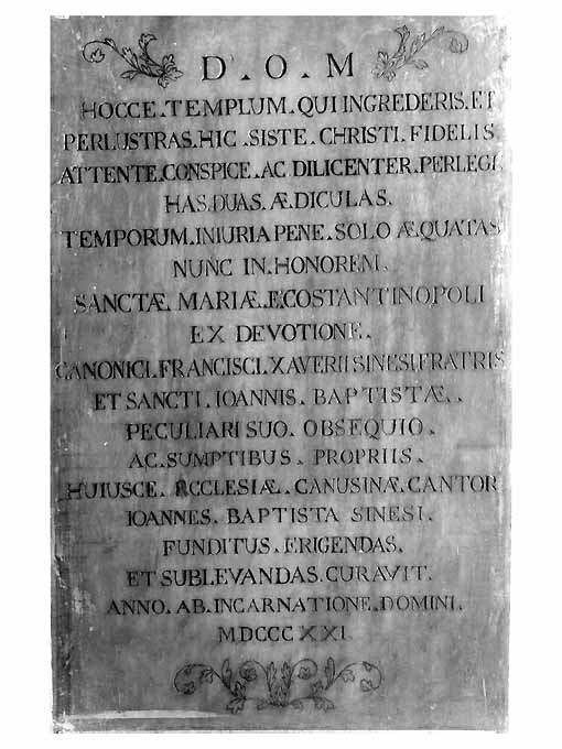 lapide - ambito pugliese (sec. XIX)