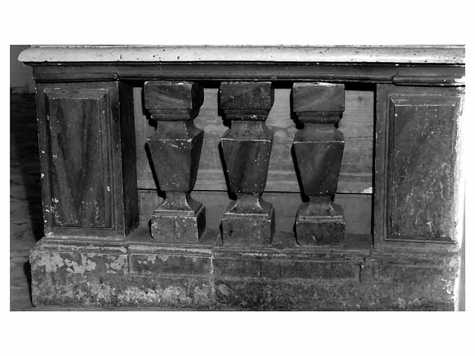 balaustrata - ambito pugliese (seconda metà sec. XIX)