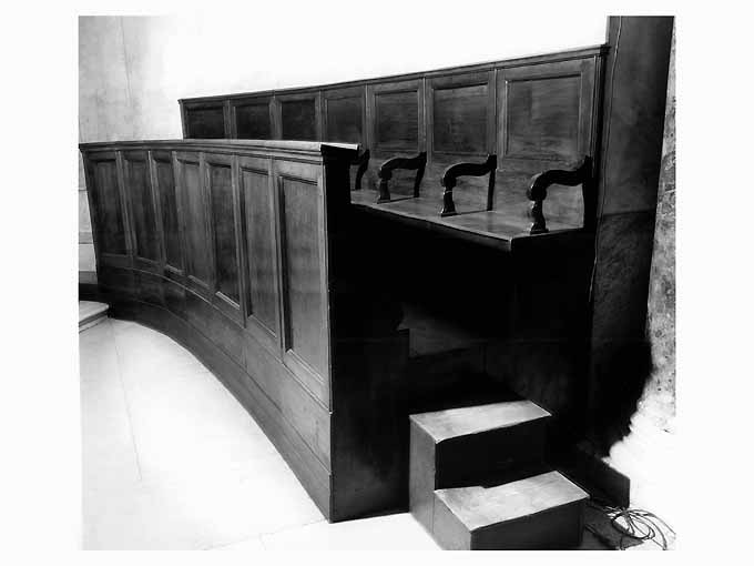 stalli del coro - ambito pugliese (prima metà sec. XIX)