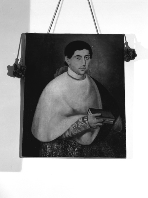 Ritratto di prelato (dipinto) - ambito Italia meridionale (primo quarto sec. XX)