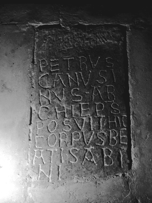 lapide - produzione pugliese (sec. XI)