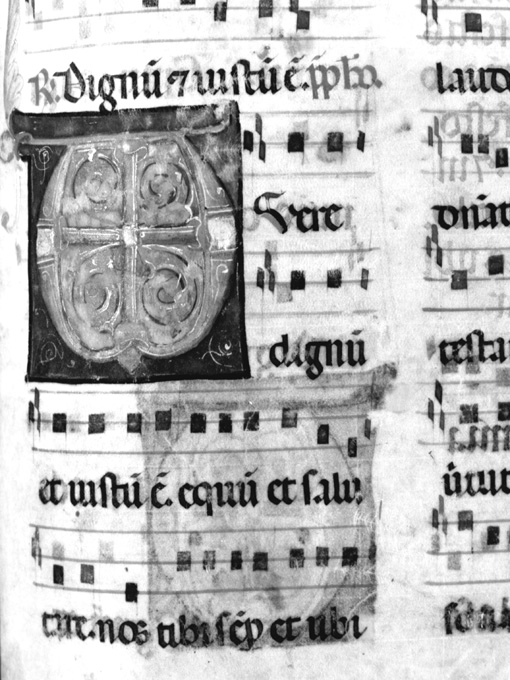 Lettere ET in nesso (miniatura) - ambito umbro (fine sec. XIII)