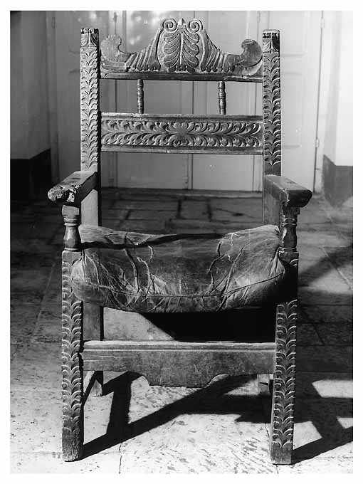 poltrona - ambito Italia meridionale (prima metà sec. XVII)