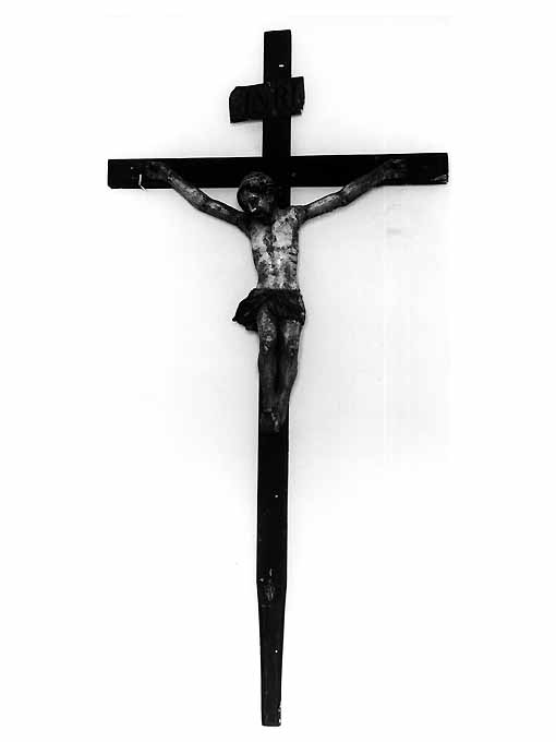 Cristo crocifisso (crocifisso) - ambito Italia meridionale (sec. XVII)
