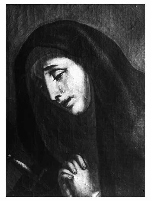 Madonna Addolorata (dipinto) di Patroni Giovanni (attribuito) (sec. XIX)