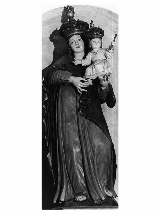 Madonna del Pozzo, Madonna con Bambino (statua) - ambito pugliese (metà sec. XIX)