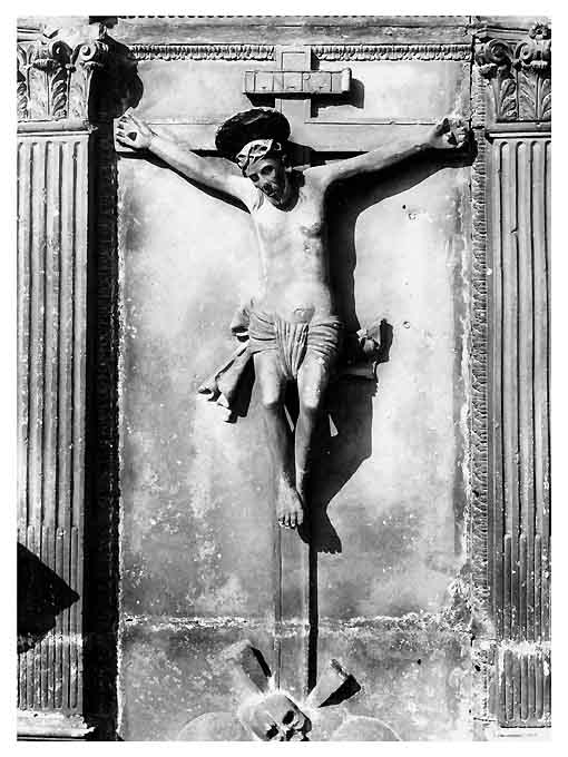 Cristo crocifisso (scultura) - ambito Italia meridionale (sec. XIV)