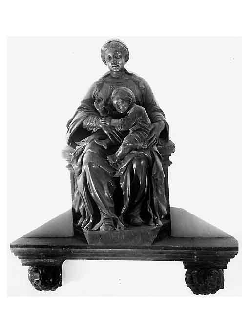 Madonna Consolatrice, Madonna con Bambino (scultura) di Persio Francesco Aurelio (sec. XVI)