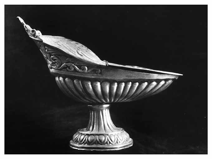 navicella portaincenso - bottega napoletana (sec. XIX)