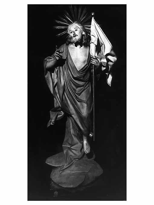 Cristo risorto (scultura) - ambito pugliese (fine sec. XIX)