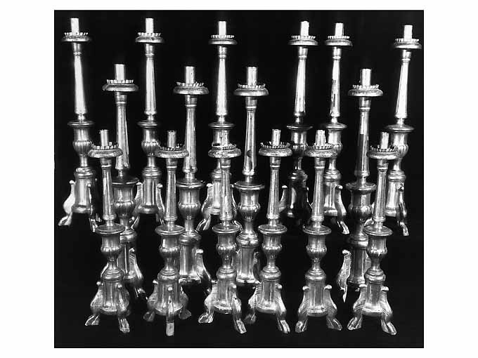 candeliere, serie - ambito Italia meridionale (sec. XIX)