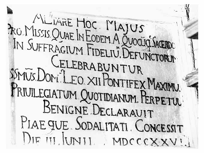 lapide - ambito pugliese (sec. XIX)