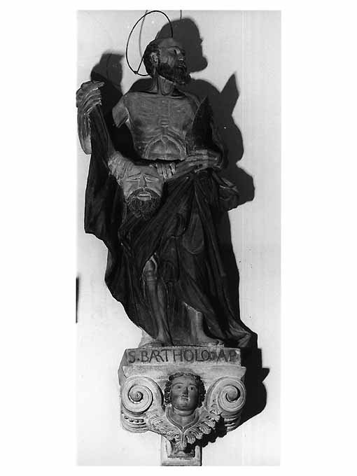 San Bartolomeo (statua) di Principino Luca, frate (attribuito) (sec. XVIII)
